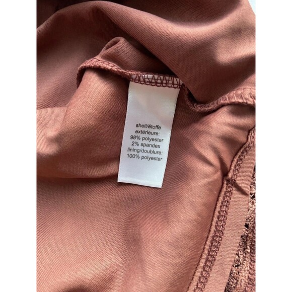 Womens Lace Henley Top Size M Brown Romantic Boho Forest Fairy Dark Coquette Y2K - Picture 7 of 12